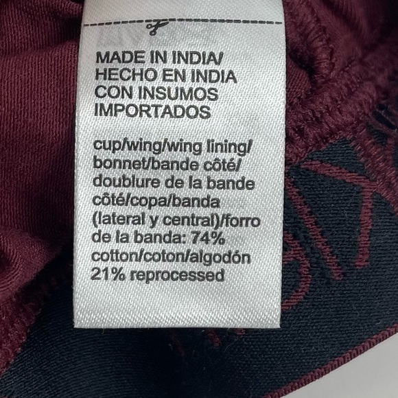 NEW Calvin Klein Racerback Burgundy Bra Pullover Womens Small NWOT - Picture 4 of 8